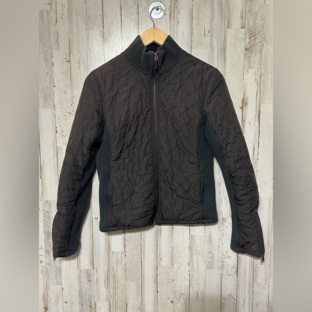 Black Kenneth Cole Reaction quilted‎ jacket
